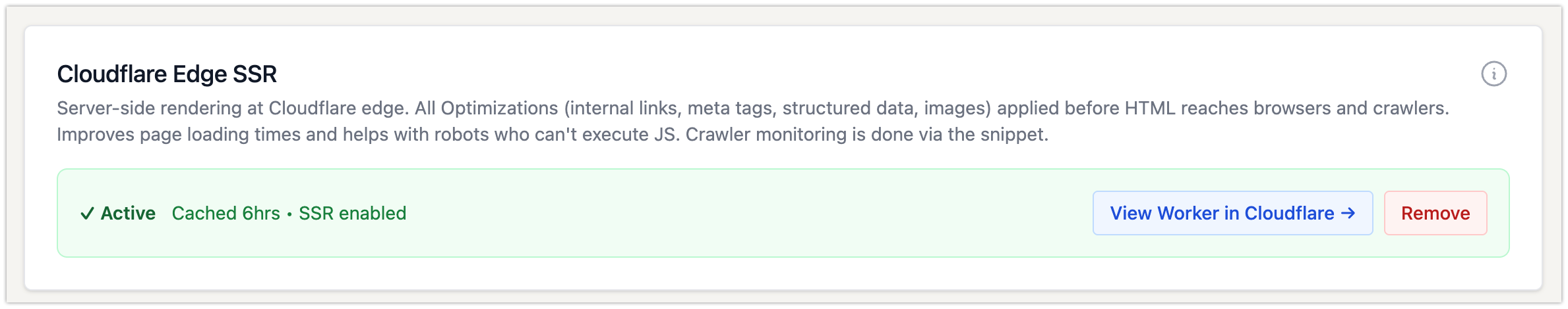 SEOJuice Connect and Deploy button for Cloudflare Worker